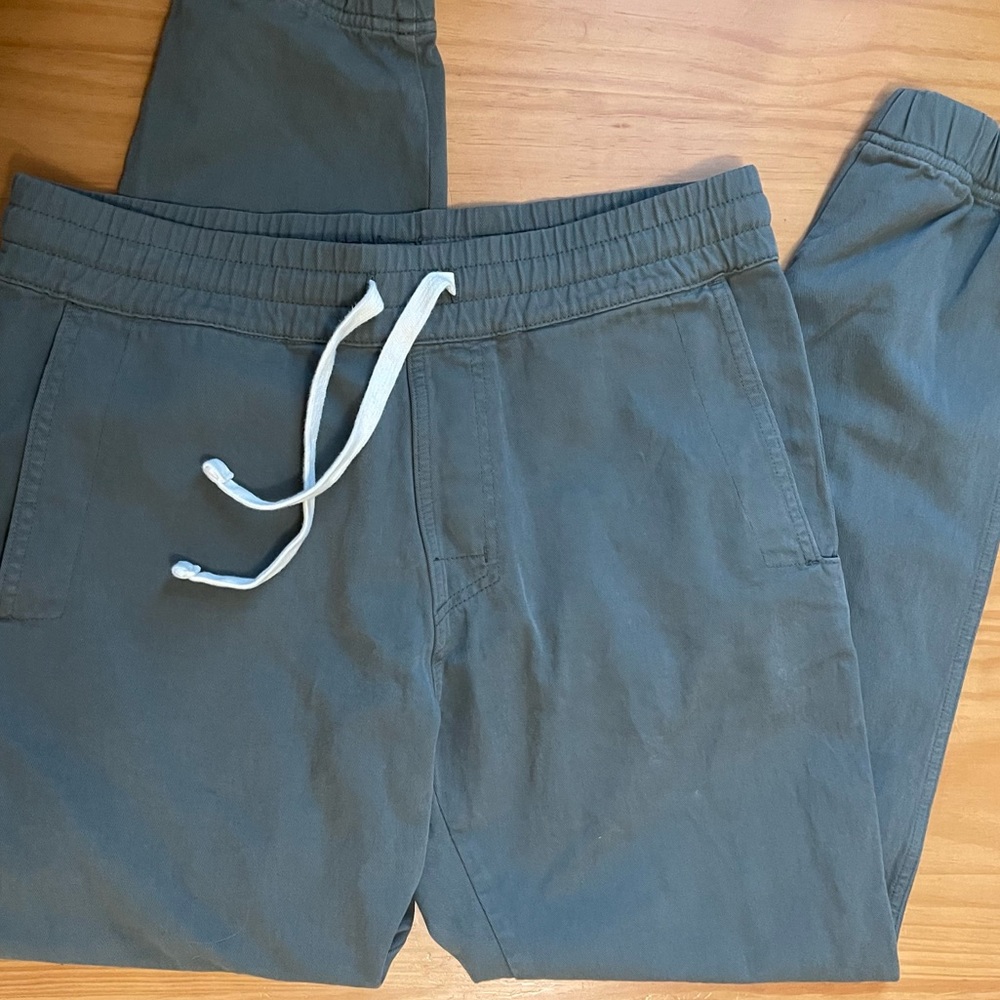 American Giant Traveler Pant Chino Jogger Green sz S